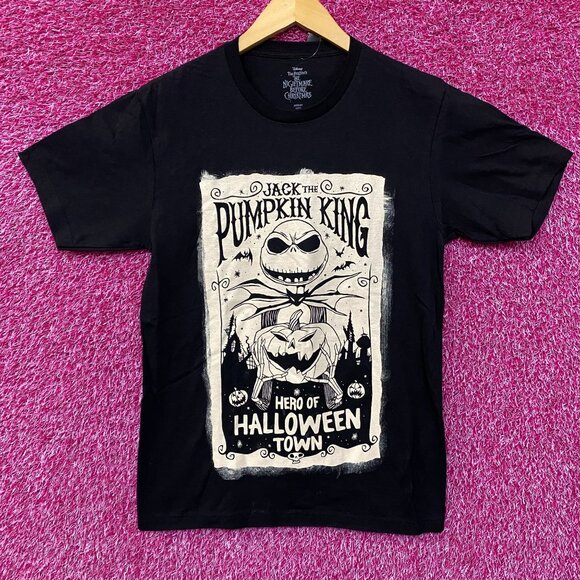 Disney Other - The Nightmare Before Christmas Jack Skellington Pumpkin King T-Shirt Small